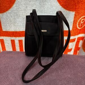 Liz Claiborne Vintage Black Mini Shoulder Purse 8x7